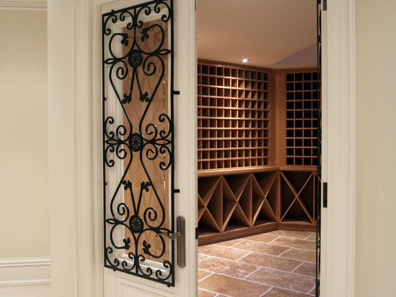 wine cellar room installed at house appleton wi