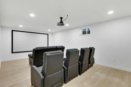 Basement Home Theater Installation 2